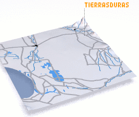 3d view of Tierras Duras