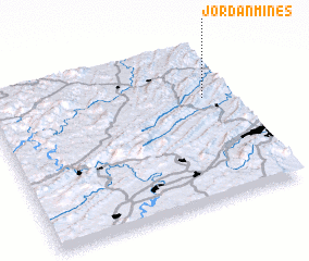 3d view of Jordan Mines