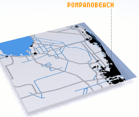 3d view of Pompano Beach