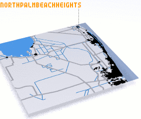 3d view of North Palm Beach Heights