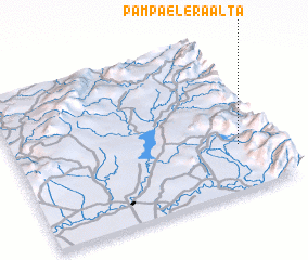 3d view of Pampa Elera Alta