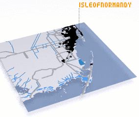 3d view of Isle of Normandy