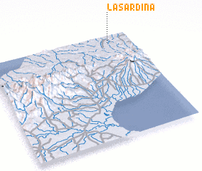 3d view of La Sardina