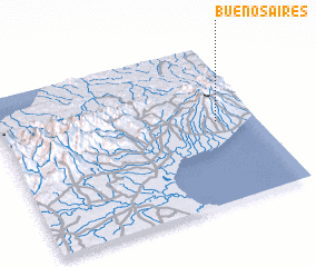 3d view of Buenos Aires