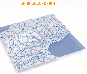 3d view of San Miguel Arriba