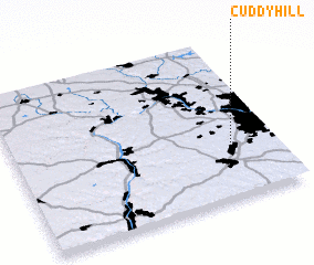 3d view of Cuddy Hill
