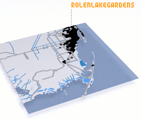 3d view of Ro-Len Lake Gardens