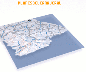 3d view of Planes del Cañaveral