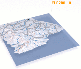 3d view of El Criollo