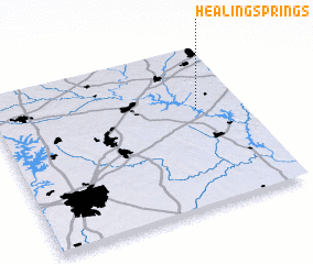 3d view of Healing Springs