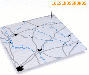 3d view of Lees Crossroads