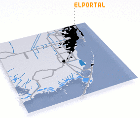 3d view of El Portal