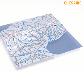 3d view of El Espino