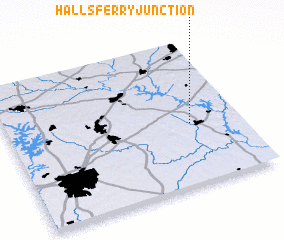 3d view of Halls Ferry Junction