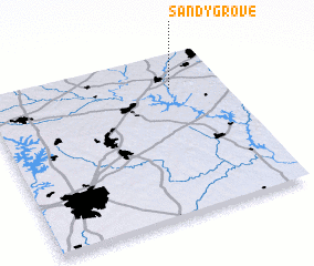 3d view of Sandy Grove