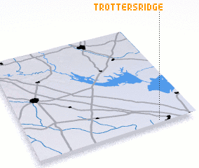 3d view of Trotters Ridge