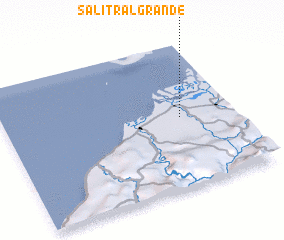 3d view of Salitral Grande