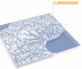 3d view of Llano Grande