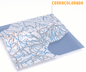 3d view of Cerro Colorado