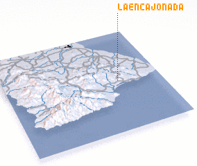 3d view of La Encajonada