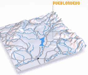 3d view of Pueblo Nuevo