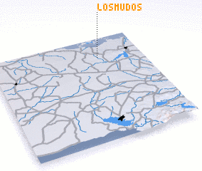 3d view of Los Mudos