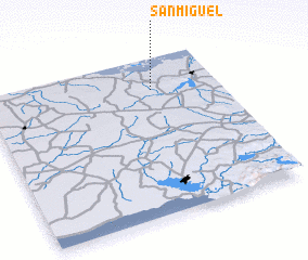 3d view of San Miguel