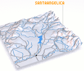 3d view of Santa Angélica