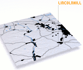 3d view of Lincoln Hill