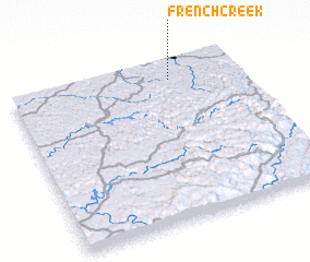 3d view of French Creek