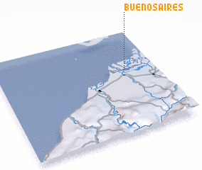 3d view of Buenos Aires
