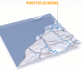 3d view of Puesto Lechugal