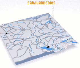 3d view of San Juan de Dios