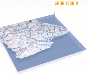 3d view of San Antonio