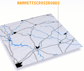 3d view of Hammetts Crossroads