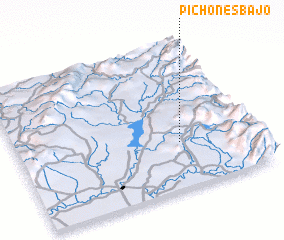 3d view of Pichones Bajo