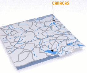 3d view of Caracas