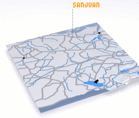 3d view of San Juan