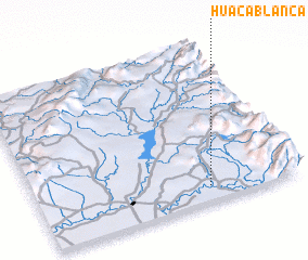 3d view of Huaca Blanca