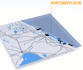 3d view of Port Saint Lucie