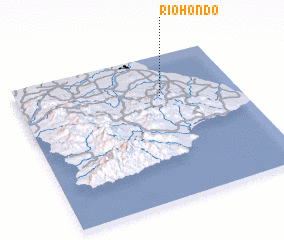 3d view of Río Hondo
