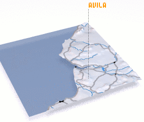 3d view of Ávila