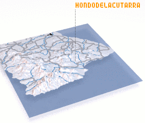 3d view of Hondo de la Cutarra