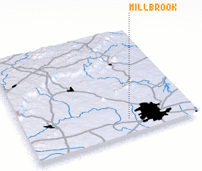 3d view of Mill Brook