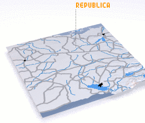 3d view of República