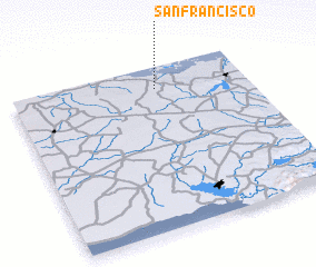 3d view of San Francisco