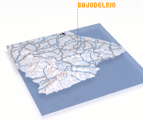 3d view of Bajo del Río