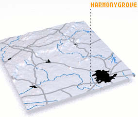 3d view of Harmony Grove