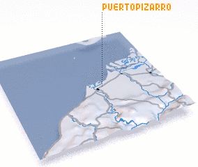 3d view of Puerto Pizarro