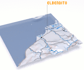 3d view of El Bendito